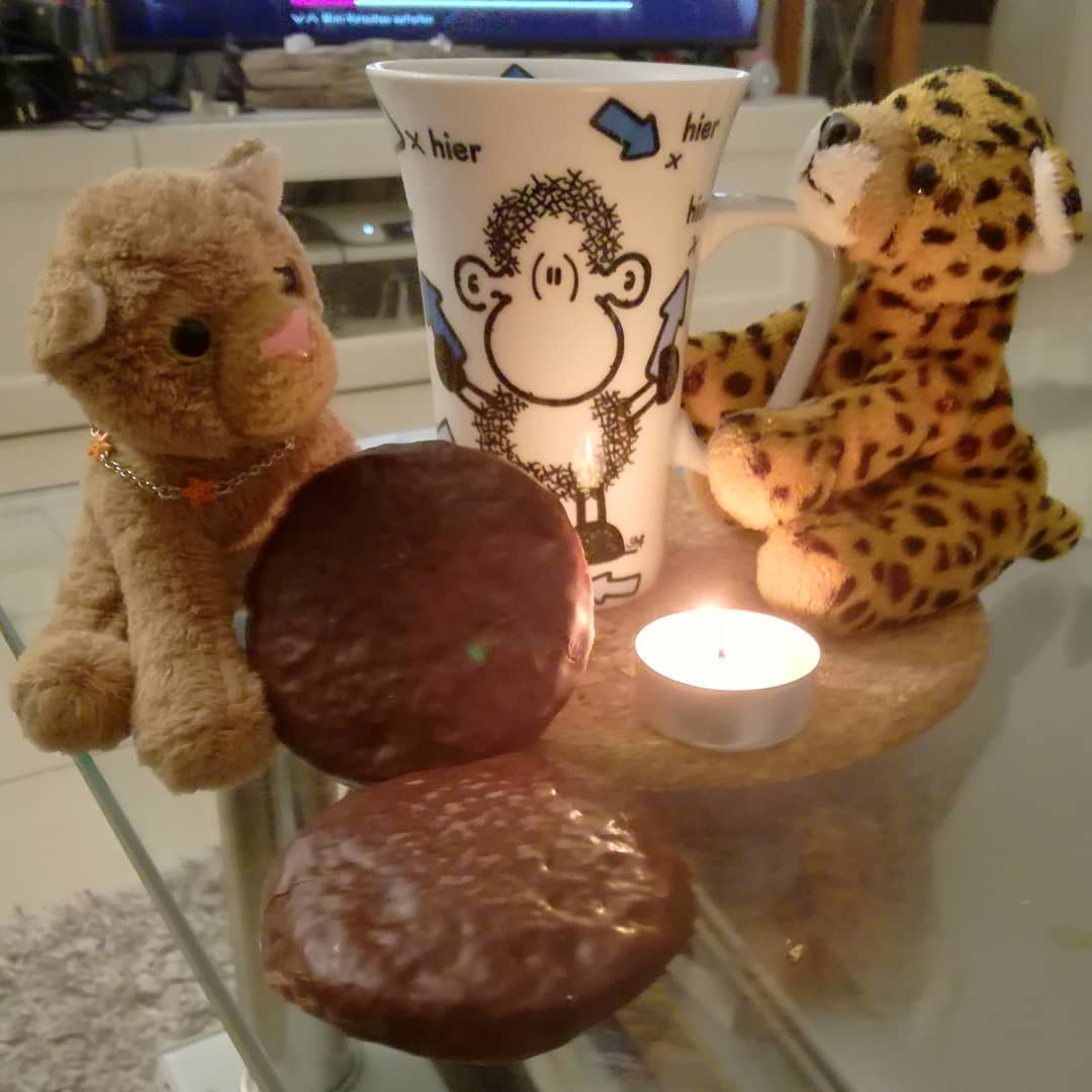Thank God it&#039;s friday.It&#039;s time for a coffee and gingerbread and candlelight and relaxation. #Gingerbread  #Friday  #ThankGodItsFriday  #CandleLight  #JubaOnTour  #AcinonyxJubatus  #Cheetah  #Juba  #Koesen  #KoesenerSpielzeug  #PlushiesOfInstagram  #PlushiesOfGermany  #Stofftier  #Plueschtier  #Plushie  #Kuscheltier  #plushies  #plushiecommunity  #instaplushies  #stuffies  #stuffiesofinstagram  #plushielife